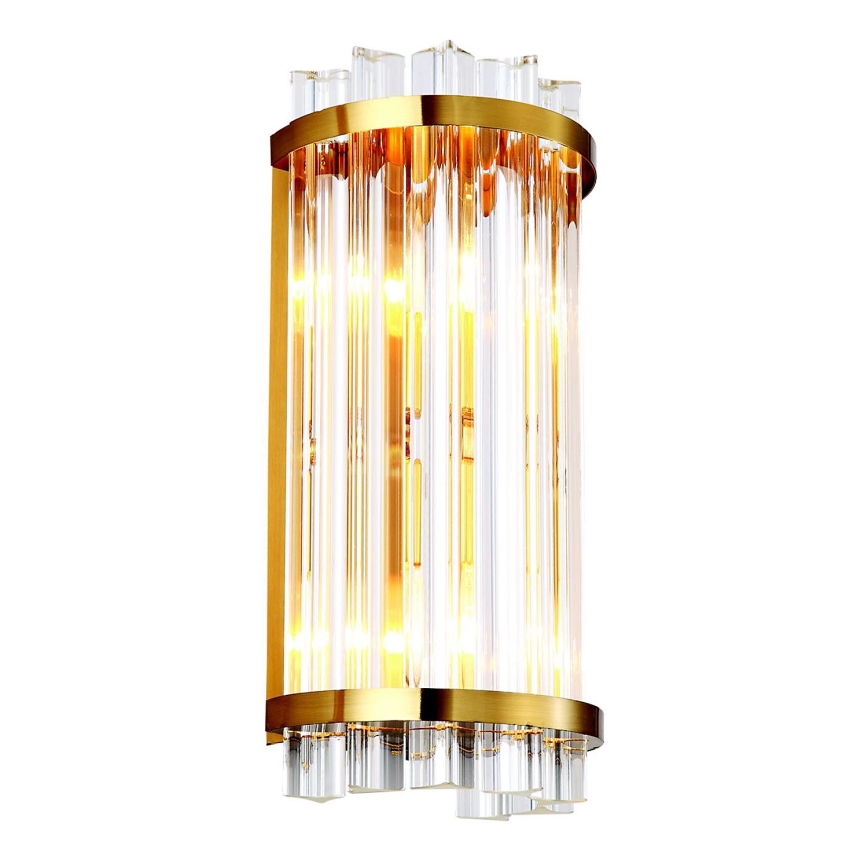 Wandlamp 2xE14/7W/230V goud