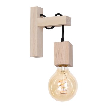 Wandlamp JACK 1xE27/40W/230V natuurlijk hout