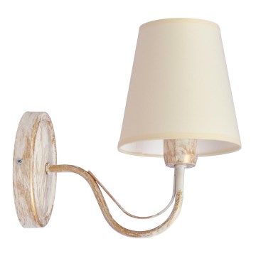 Wandlamp MALBO 1xE27/60W/230V beige