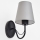 Wandlamp MALBO 1xE27/60W/230V grijs/zwart