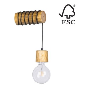 Wandlamp PINO 1xE27/25W/230V - FSC-gecertificeerd