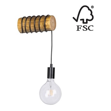 Wandlamp TRABO 1xE27/25W/230V - FSC-gecertificeerd