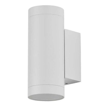 Wandlamp voor buiten 2xGU10/40W/230V IP54 wit