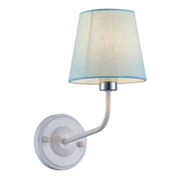 Wandlamp YORK 1xE14/60W/230V wit/blauw