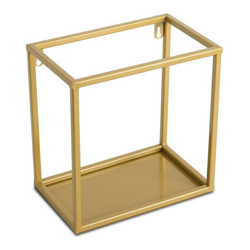 Wandplank 24x24 cm goud