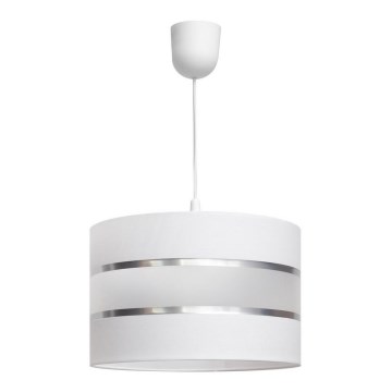 Witte Hanglamp aan een koord HELEN 1x E27 / 60W / 230V