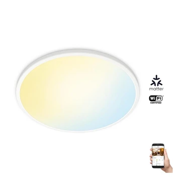 WiZ - Dimbare LED Plafondlamp SUPERSLIM LED/32W/230V 2700-6500K Wi-Fi wit