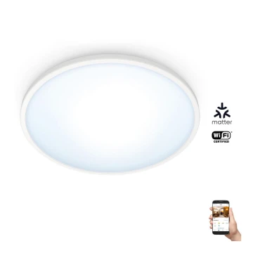 WiZ - Plafonnier LED à intensité variable SUPERSLIM LED/14W/230V 2700-6500K Wi-Fi