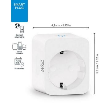 WiZ - Prise connectée F 2300W Wi-Fi