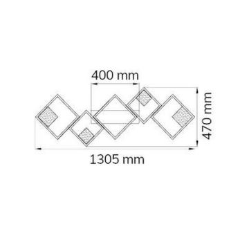 Wofi 10691 - Plafonnier à intensité variable JADE LED/45W/230V