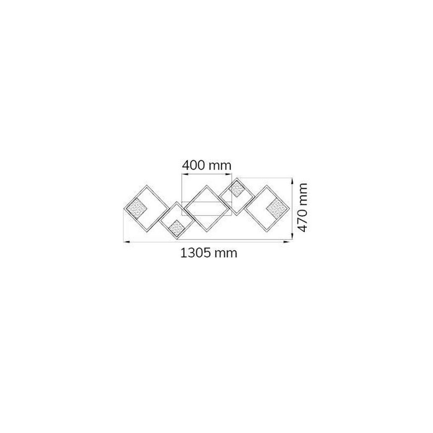 Wofi 10691 - Plafonnier à intensité variable JADE LED/45W/230V