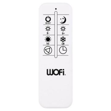 Wofi 11621 - LED dimbare plafondlamp AKON LED/38W/230V 2700-5500K + afstandsbediening