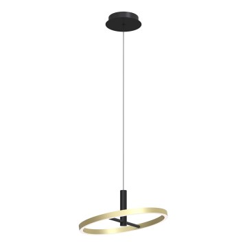Wofi 6016-104L - Dimbare LED hanglamp aan een koord BREST LED/19W/230V zwart/goud