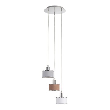 Wofi 619903019000 - Hanglamp aan een koord CIARA 3xE14/28W/230V