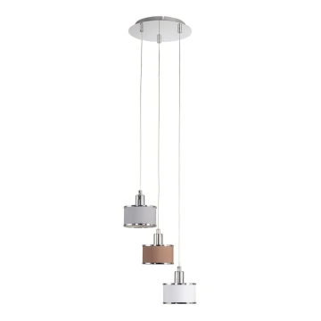 Wofi 619903019000 - Hanglamp aan een koord CIARA 3xE14/28W/230V