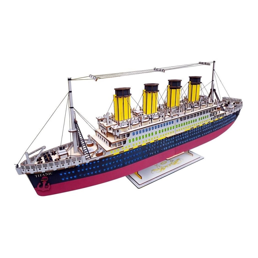 Woodcraft - Puzzle 3D en bois Titanic