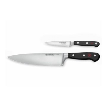 Wüsthof - Jeu de couteaux de cuisine CLASSIC 2 pcs noir