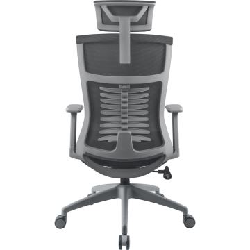 Yenkee - Kantoorstoel zwart/grijs