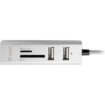 Yenkee - USB Splitter 2.0 en kaartlezer