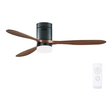 Zambelis 19144 - Ventilateur de plafond LED/15W/230V 3000/4000/6000 cerise + télécommande