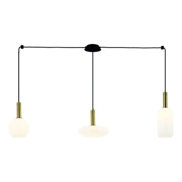 Zambelis 22151 - Hanglamp aan een koord 3xE27/40W/230V goud