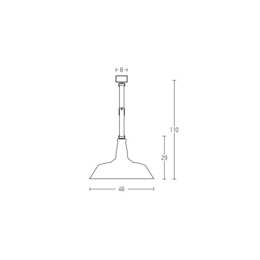 Zambelis 22225 - Suspension filaire 1xE27/40W/230V