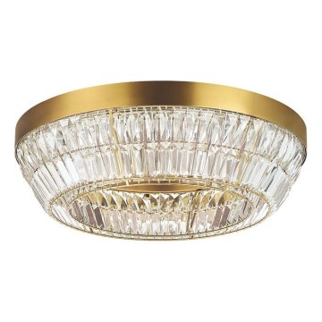 Zambelis 23047 - Plafonnier à intensité variable en cristal LED/38W/230V CRI 90 3000K d. 60 cm laiton