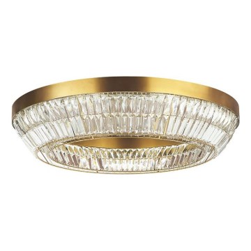 Zambelis 23049 - LED Dimbare kristallen plafondlamp LED/55W/230V CRI 90 3000K diameter 80 cm messing