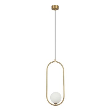 Zambelis 23135 - Hanglamp aan een koord 1xG9/7W/230V 12x20 cm goud