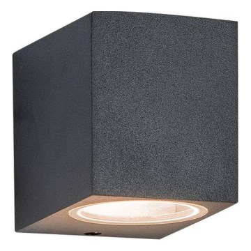 Zambelis E123 - Wandlamp voor buiten 1xGU10/15W/230V IP54 antraciet