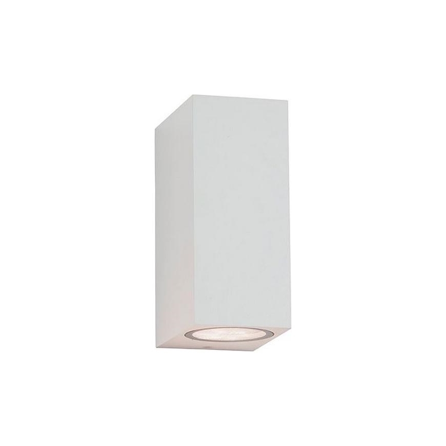 Zambelis E151 - Wandlamp voor buiten 2xGU10/15W/230V IP54 wit