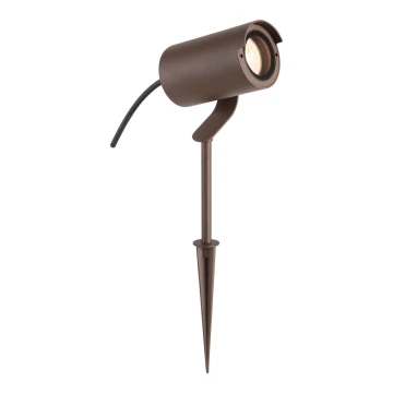 Zambelis E284 - Lampadaire d'extérieur 1xGU10/20W/230V IP65 marron