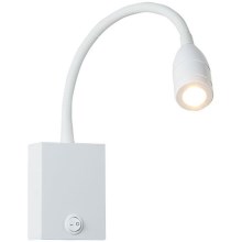 Zambelis H33 - LED Flexibel klein lamp LED/3W/230V wit