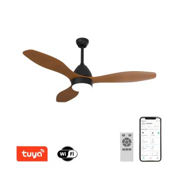 ZEVENTI - Ventilateur de plafond MURO LED/18W/230V Wi-Fi Tuya + télécommande