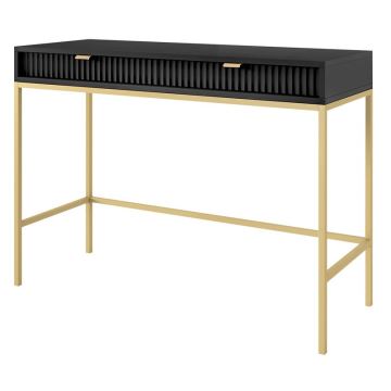 Zijtafel NOVA 77x104 cm zwart/goud