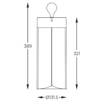 Zuma Line - Lampe de table à intensité variable rechargeable LED/1,2W/230V gris IP54