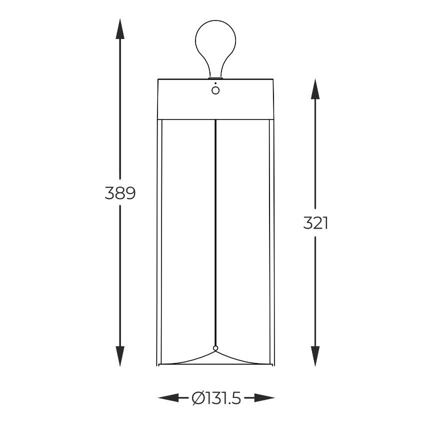 Zuma Line - Lampe de table à intensité variable rechargeable LED/1,2W/230V gris IP54