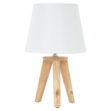 Zuma Line 2529-000-200-000-0092 - Lampe de table 1xE14/40W/230V bambou/blanc