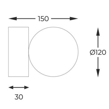 Zuma Line - Wandlamp 1xG9/40W/230V