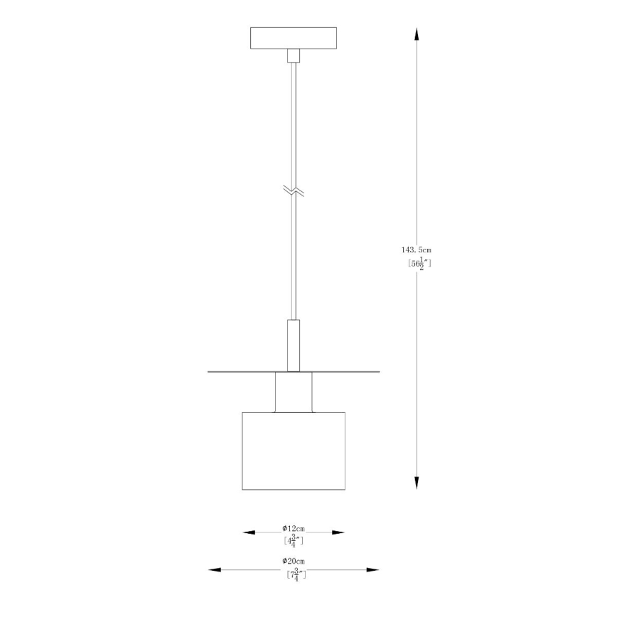 Zuma Line - Hanglamp aan een koord 1xE27/40W/230V goud