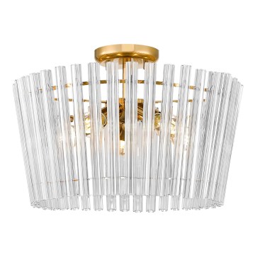 Zuma Line - Bevestigde hanglamp 5xE14/40W/230V goud