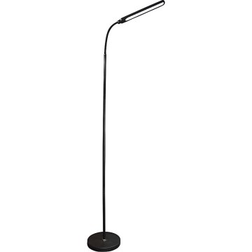 Zuma Line - Dimbare LED Staande lamp LED/10W/230V 3000/4500/6500K zwart