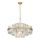 Zuma Line - Hanglamp aan een ketting 12xG9/28W/230V diameter 60 cm goud