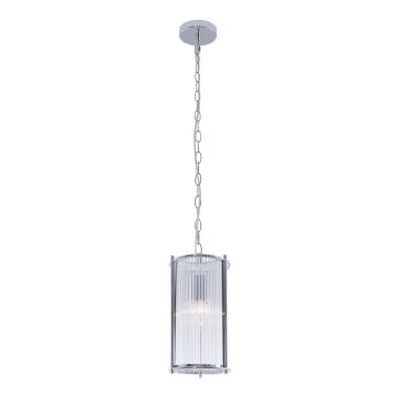 Zuma Line - Hanglamp aan een ketting 1xE27/40W/230V zilver