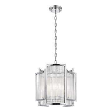 Zuma Line - Hanglamp aan een ketting 3xE14/60W/230V zilver