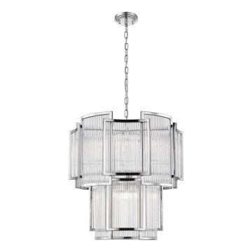 Zuma Line - Hanglamp aan een ketting 8xE14/60W/230V zilver