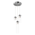 Zuma Line - Hanglamp aan een koord 3xG9/28W/230V zilver