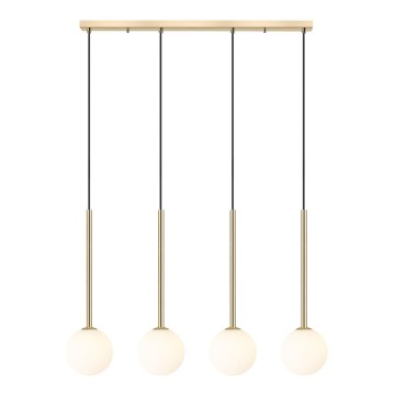 Zuma Line - Hanglamp aan een koord 4xG9/4W/230V goud