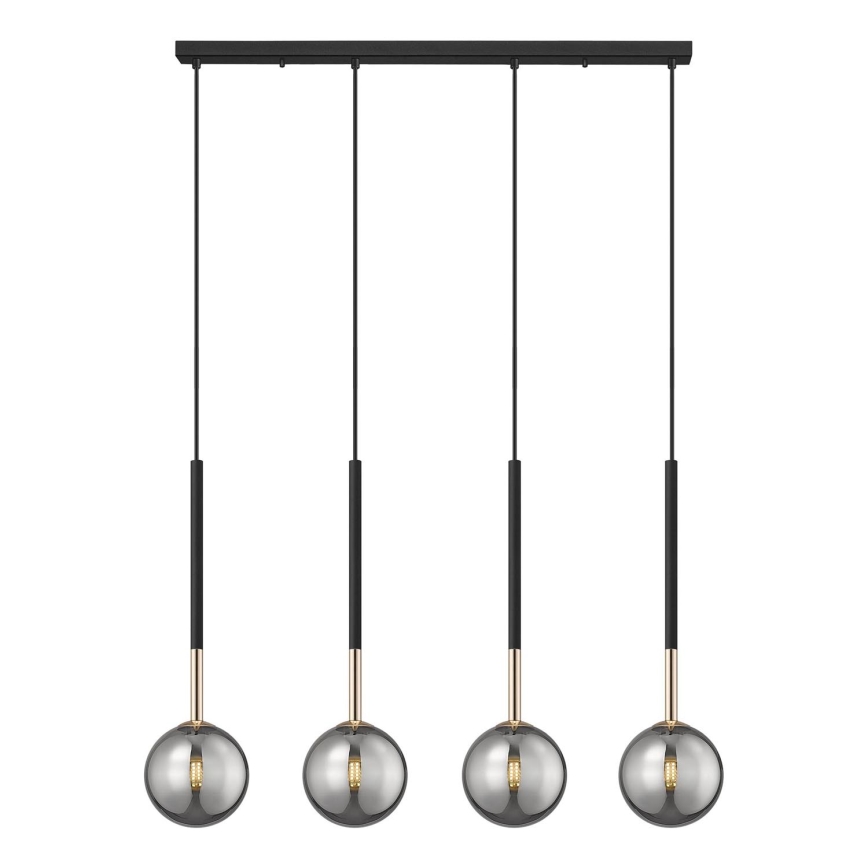 Zuma Line - Hanglamp aan een koord 4xG9/4W/230V zwart