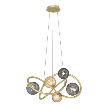 Zuma Line - Hanglamp aan een koord 5xG9/3,5W/230V goud